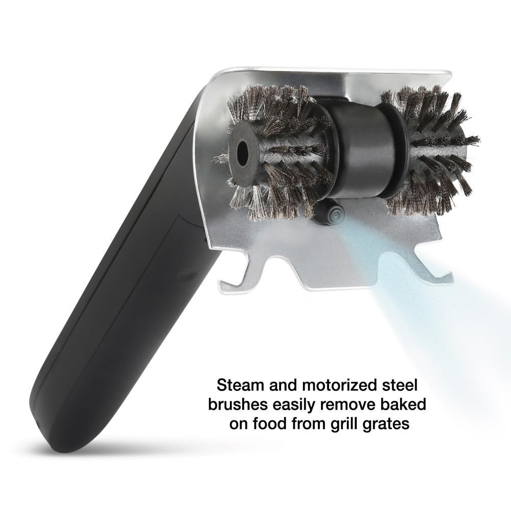 Electric steam grill brush